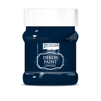 Culoare cretă decorativă Chalky Pentart 230 ml – navy blue
