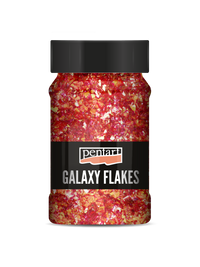 Fulgii decorativi Pentart Galaxy Flakes Ida red-gold min. 15 g