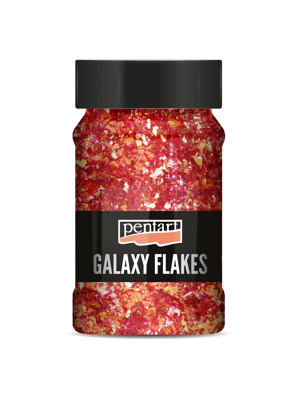 Fulgii decorativi Pentart Galaxy Flakes Ida red-gold min. 15 g