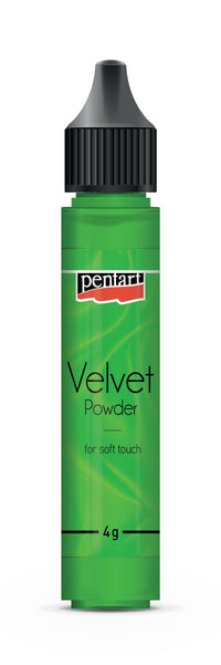 Pudră de catifea Pentart Velvet powder verde deschis 4 g