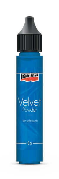 Pudră catifelată Pentart Velvet powder albastru 3 g