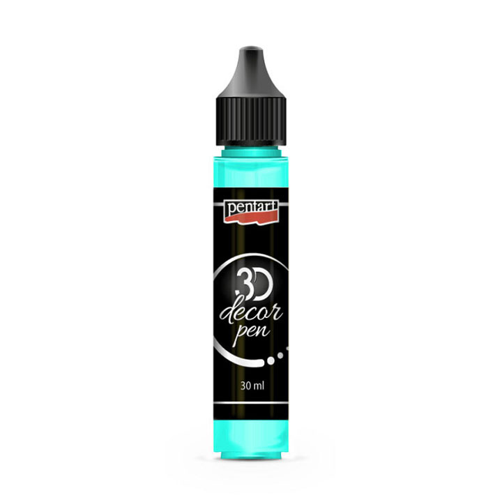 Creion 3D-décor pen Pentart 30 ml – Aquamarine Blue