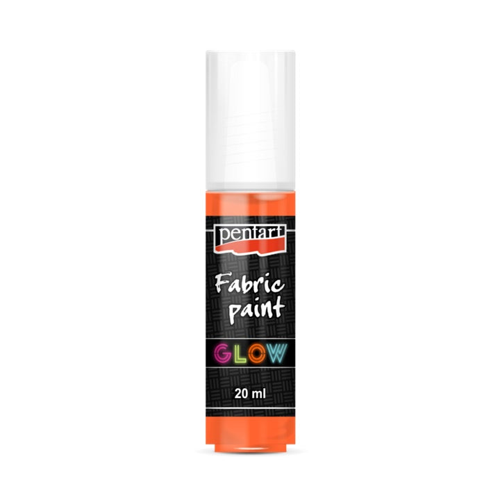 3D culoare textilă strălucitoare Pentart – orange