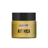 Pulbere minerală strălucitoare Pentart Art Mica sparkling gold 9 g