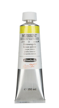 Culori de ulei Schmincke MUSSINI 150 ml – 216 Galben lămâie