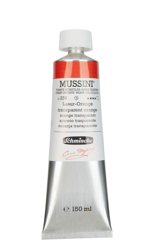 Culori de ulei Schmincke MUSSINI 150 ml – 239 Portocaliu transparent