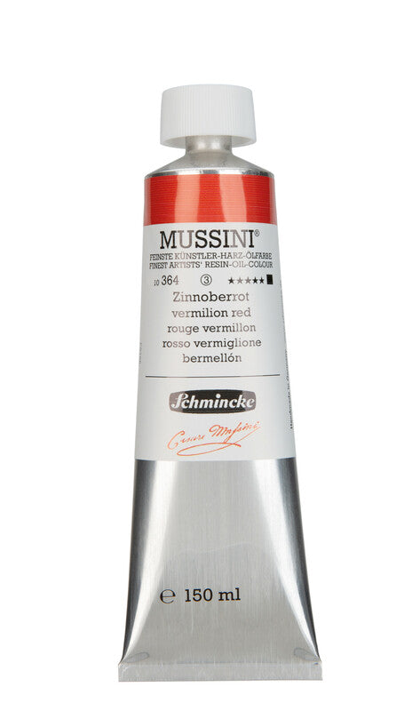 Culori de ulei Schmincke MUSSINI 150 ml – 364 Roșu vermilion