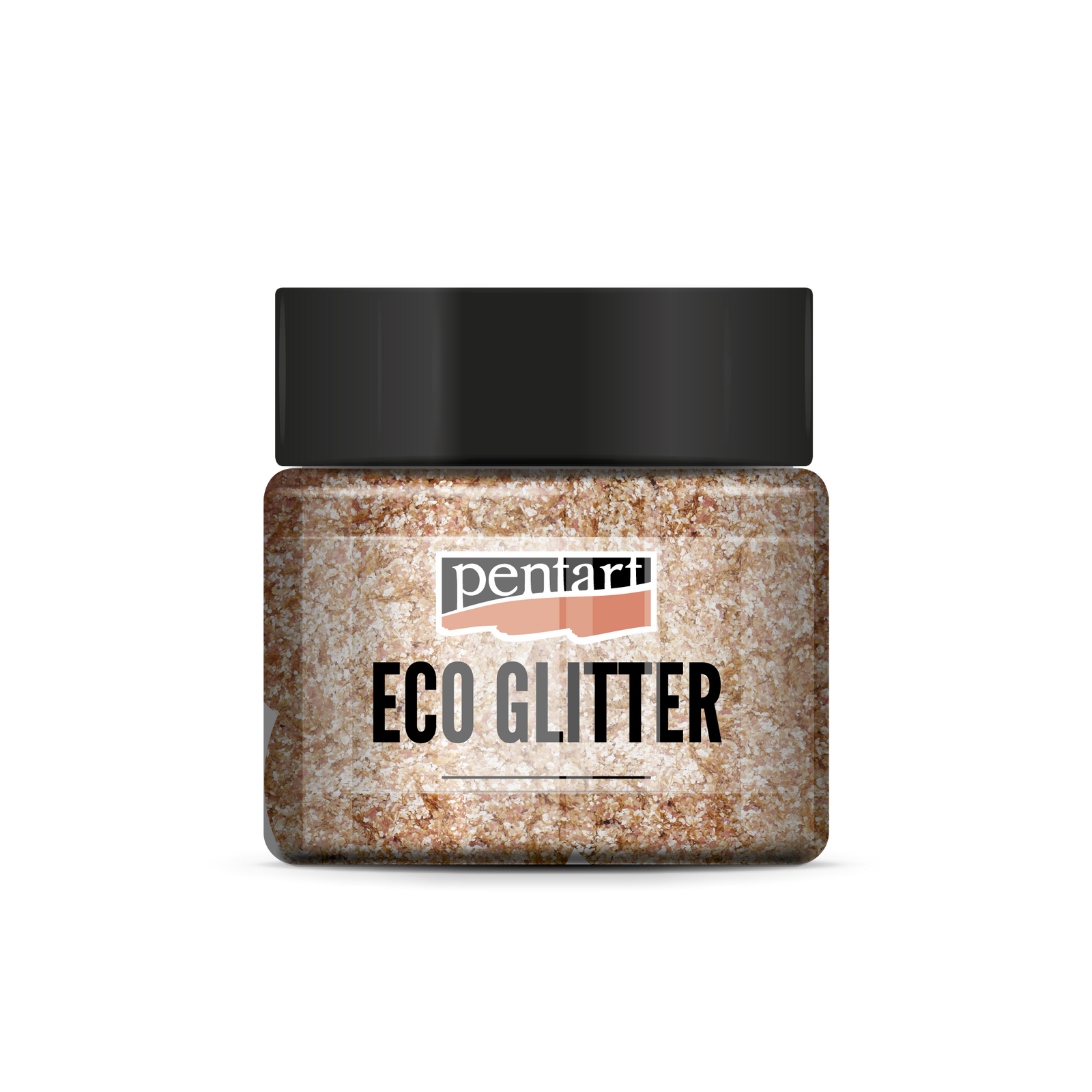 Sclipici fin Pentart Eco Glitter rose gold 15 g