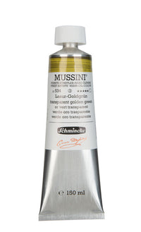Culori de ulei Schmincke MUSSINI 150 ml – 534 Verde auriu transparent