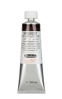 Culori de ulei Schmincke MUSSINI 150 ml – 645 Maro asfalt transparent