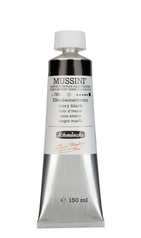 Culori de ulei Schmincke MUSSINI 150 ml – 780 Negru de fildeș