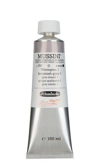 Culori de ulei Schmincke MUSSINI 150 ml – 787 Gri maroniu 1