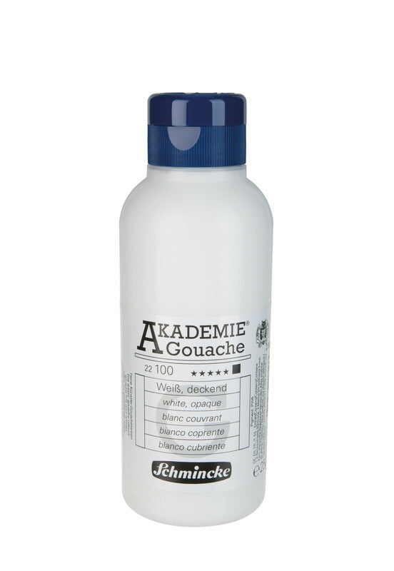 Culoare guașă Schmincke AKADEMIE 250 ml – 100 Alb, opac