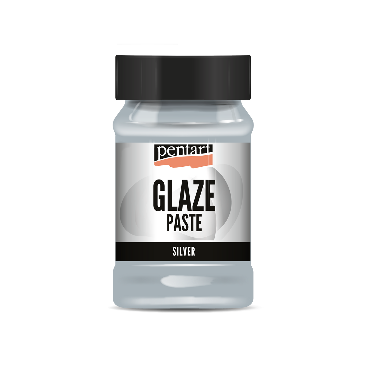 Pastă de glazurare Pentart Junior Paints 100 ml – argintiu