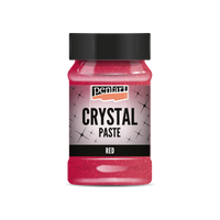 Pastă de cristal Pentart 100 ml – roșu