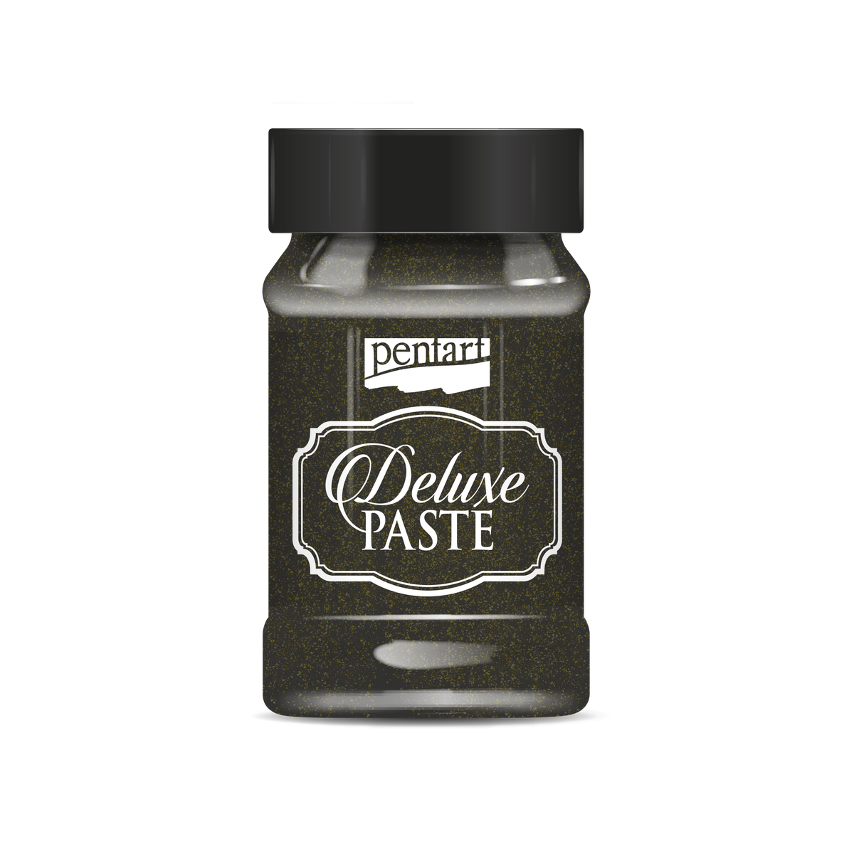 Pentart Deluxe Paste pastă pentru efecte 3D 100 ml – negru-auriu