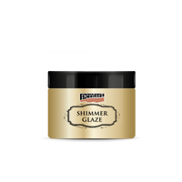Glazură strălucitoare Pentart Junior Paints Shimmer Glaze 150 ml – auriu