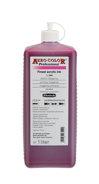 Cerneală acrilică Schmincke AERO COLOR Professional 1 l – 304 Magenta primar