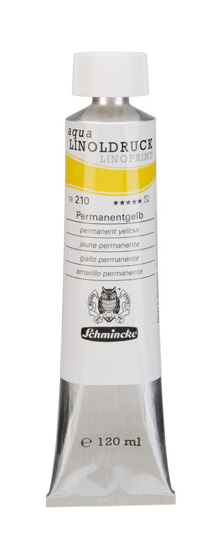 Culori pentru linogravură Schmincke aqua-LINOPRINT 120 ml – 210 Galben permanent