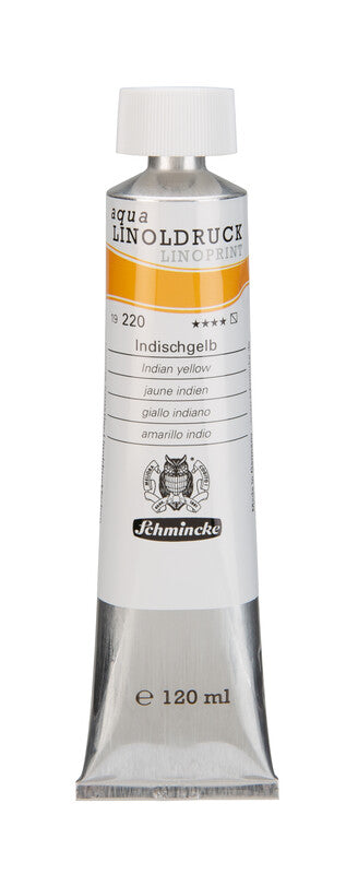Culori pentru linogravură Schmincke aqua-LINOPRINT 120 ml – 220 Galben indian