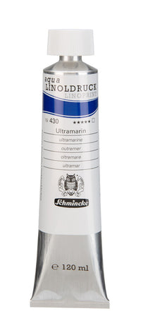 Culori pentru linogravură Schmincke aqua-LINOPRINT 120 ml – 430 Ultramarin