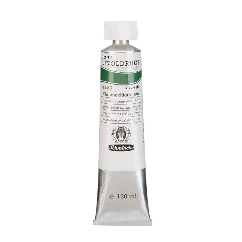Culori pentru linogravură Schmincke aqua-LINOPRINT 120 ml – 530 Nuanță verde oxid de crom