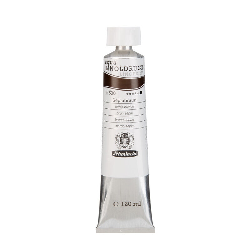 Culori pentru linogravură Schmincke aqua-LINOPRINT 120 ml – 630 Maro sepia