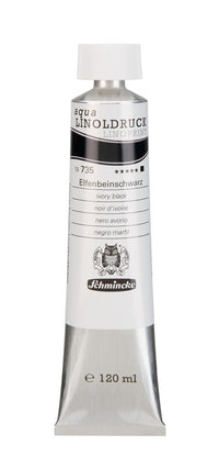 Culori pentru linogravură Schmincke aqua-LINOPRINT 120 ml – 735 Negru de fildeș