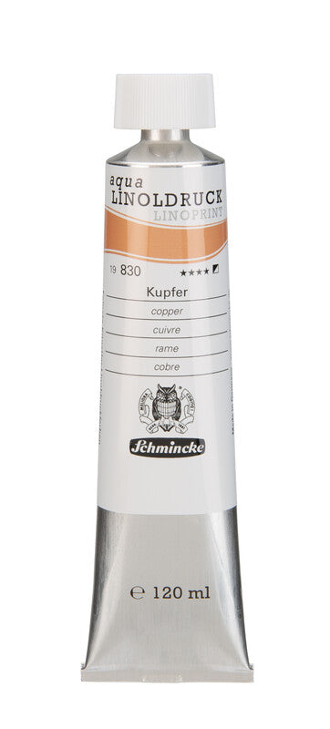 Culori pentru linogravură Schmincke aqua-LINOPRINT 120 ml – 830 Cupru