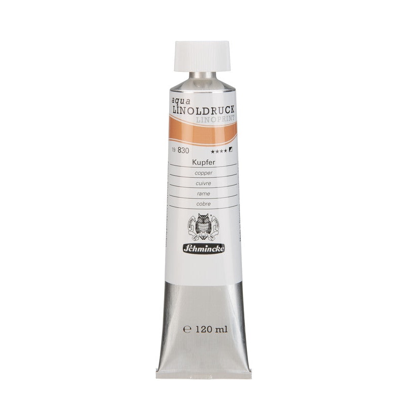 Culori pentru linogravură Schmincke aqua-LINOPRINT 120 ml – 830 Cupru