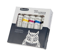 Set culori linogravură Schmincke aqua-LINOPRINT, 5 x 20 ml