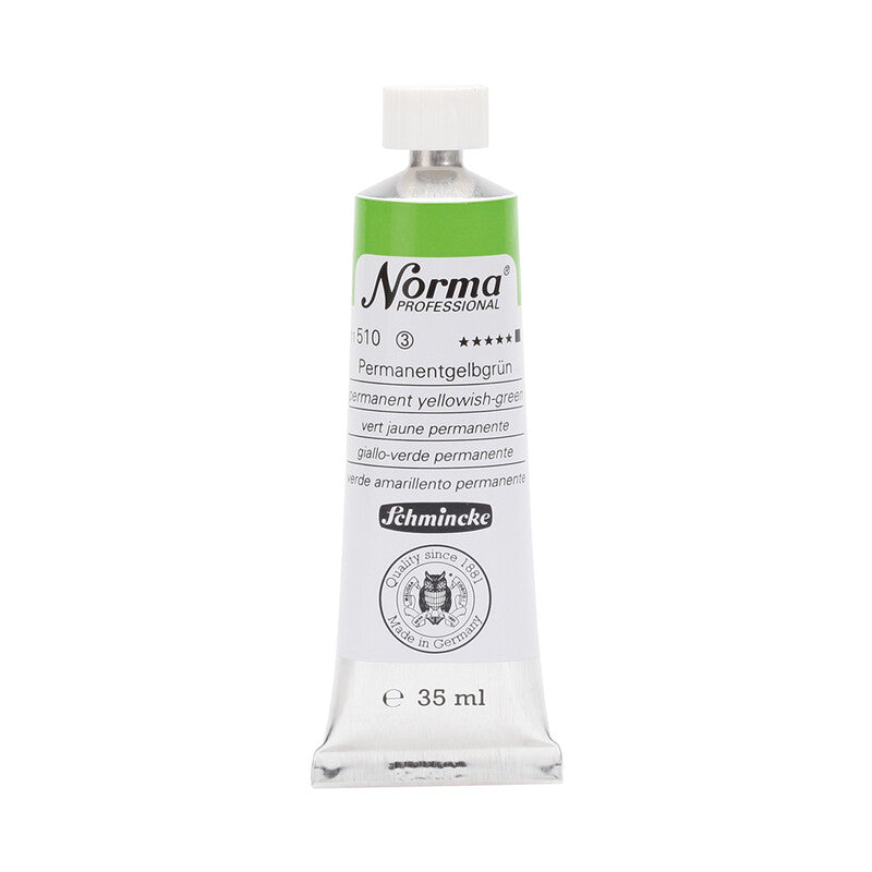 Culori de ulei Schmincke Norma Professional 35 ml – 510 Verde gălbui permanent