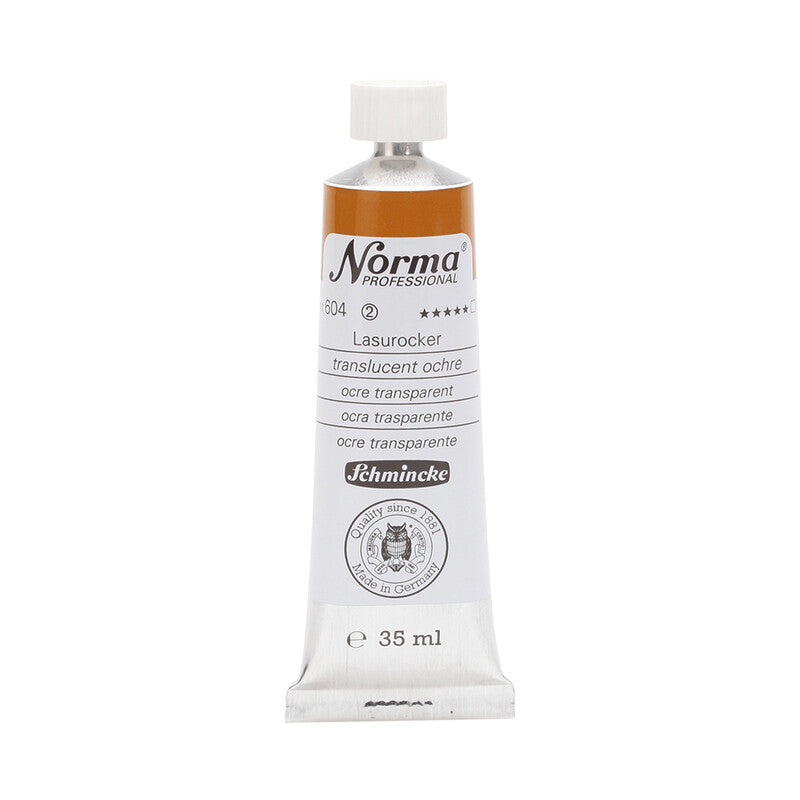 Culori de ulei Schmincke Norma Professional 35 ml – 604 Ocru transparent