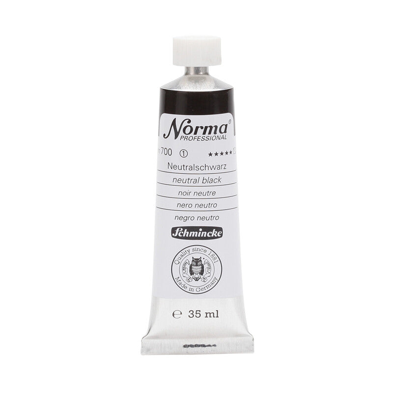 Culori de ulei Schmincke Norma Professional 35 ml – 700 Negru neutru