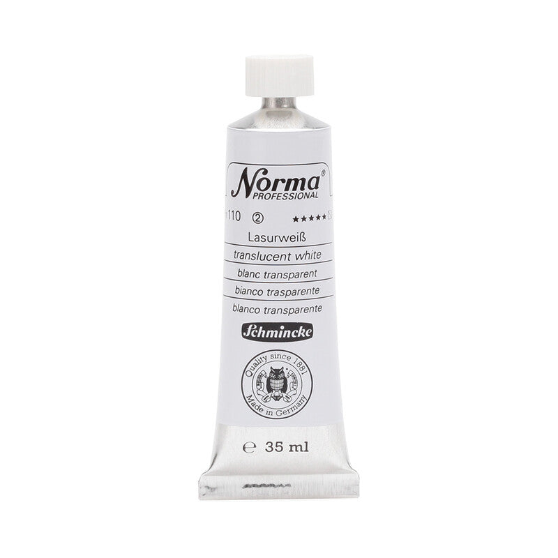 Culori de ulei Schmincke Norma Professional 35 ml – 110 Alb transparent