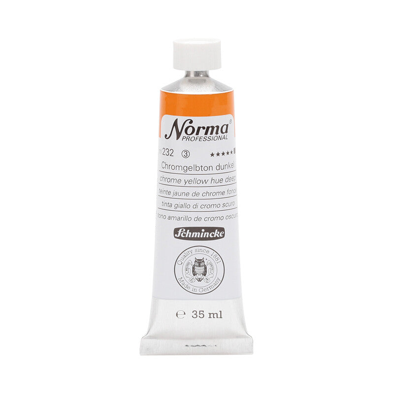 Culori de ulei Schmincke Norma Professional 35 ml – 232 Nuanță galben de crom închis