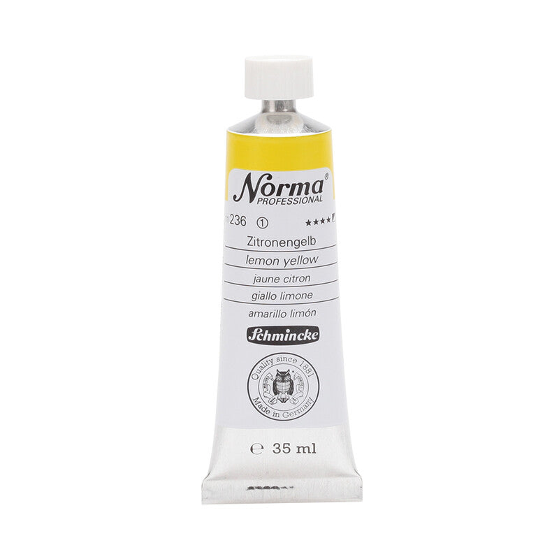 Culori de ulei Schmincke Norma Professional 35 ml – 236 Galben lămâie