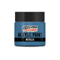Vopsea acrilică metalică - 50 ml – light blue