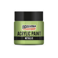 Vopsea acrilică metalică - 50 ml – light green