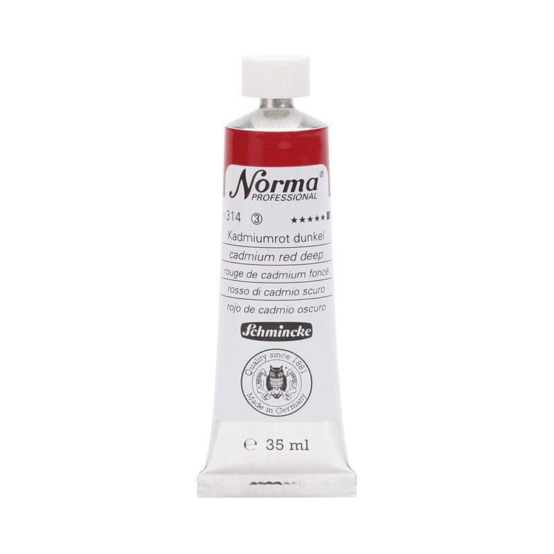 Culori de ulei Schmincke Norma Professional 35 ml – 314 Roșu de cadmiu închis