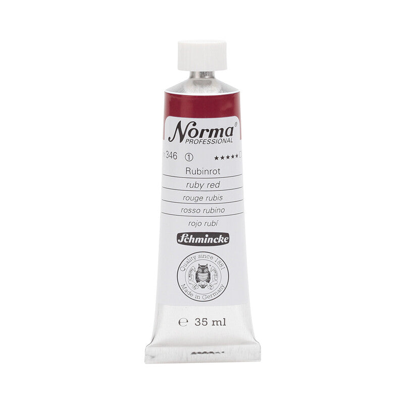 Culori de ulei Schmincke Norma Professional 35 ml – 346 Roșu rubin