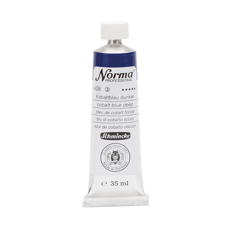 Culori de ulei Schmincke Norma Professional 35 ml – 408 Albastru de cobalt închis