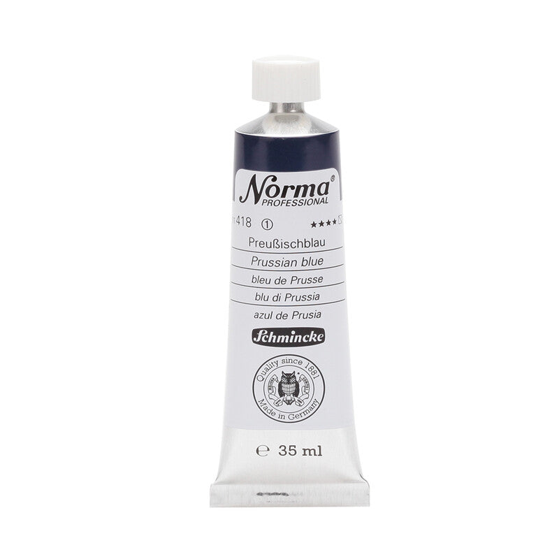 Culori de ulei Schmincke Norma Professional 35 ml – 418 Albastru de Prusia