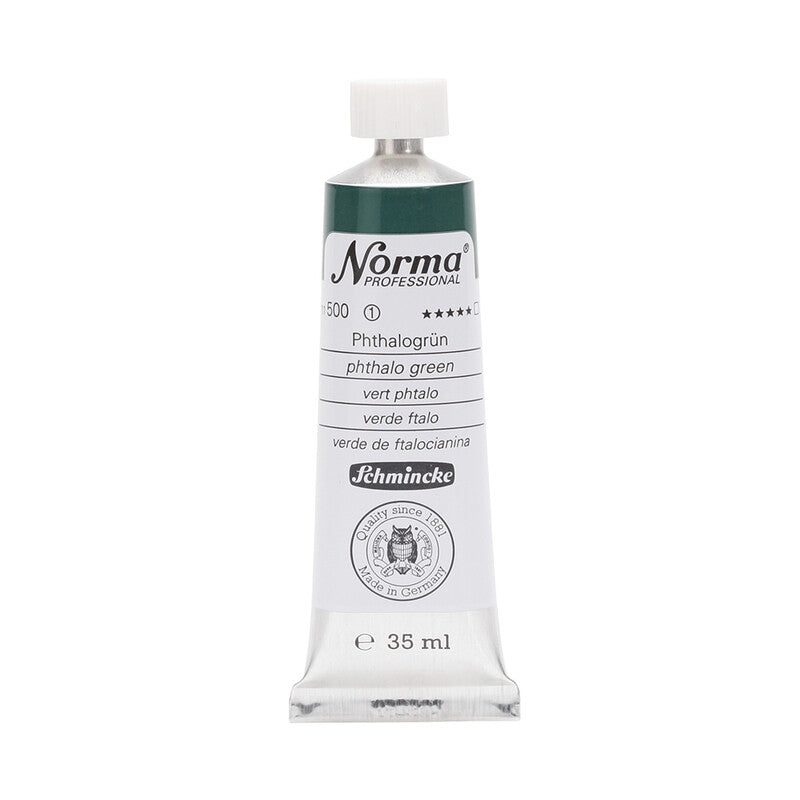 Culori de ulei Schmincke Norma Professional 35 ml – 500 Verde ftalo