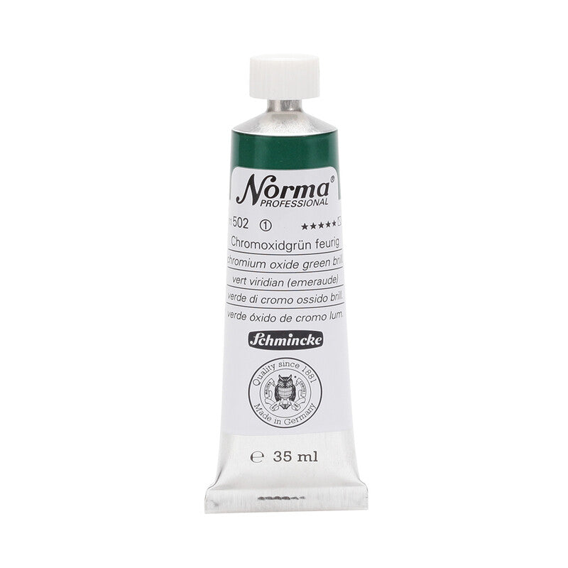 Culori de ulei Schmincke Norma Professional 35 ml – 502 Verde oxid de crom briliant