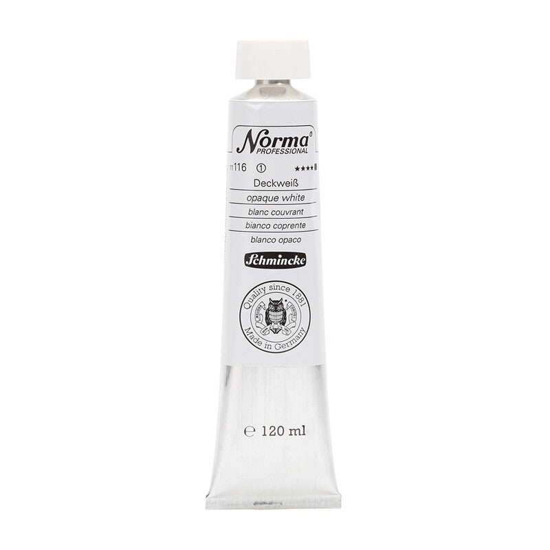 Culori de ulei Schmincke Norma Professional 120 ml – 116 Alb opac