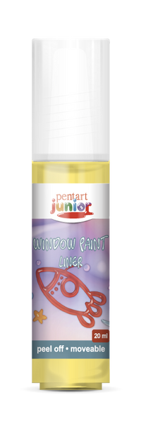 Vopsea pentru sticlă window paint 20 ml – galben
