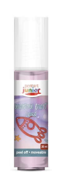 Vopsea pentru sticlă window paint 20 ml – roz