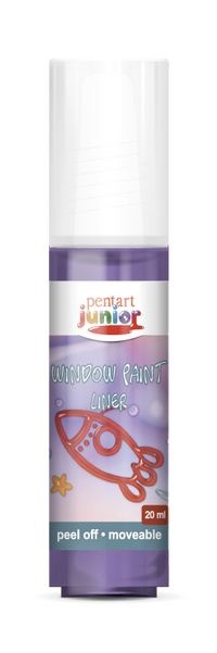 Vopsea pentru sticlă window paint 20 ml – liliac