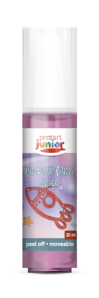 Vopsea pentru sticlă window paint 20 ml – magenta